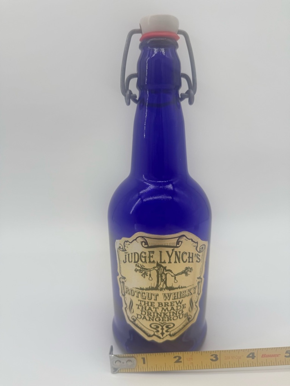 Cobalt Blue Flip-Top Bottle